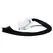 Glas Glass Plug with Long Black Horse Tail 7.6 cm