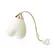ZALO Baby Heart Vanilla White App-Controlled Massager, 18K Gold Accent