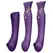 ZALO Queen Set Twilight Purple - PulseWave System & App Control