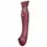 ZALO Queen Set Wine Red - PulseWave Technology & Bluetooth App Control