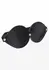 TABOOM Infinity Blindfold Vegan Leather Adjustable Black Mask