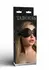 TABOOM Infinity Blindfold Vegan Leather Adjustable Black Mask