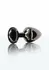 TABOOM Butt Plug With Diamond Jewel L Black Aluminium Large