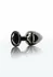 TABOOM Butt Plug With Diamond Jewel M Black Aluminium Medium