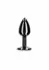 TABOOM Butt Plug With Diamond Jewel S Black Aluminium Small