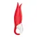 Satisfyer Power Flower Rechargeable Stimulation Device Red Silicone