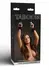 TABOOM Door Bars & Adjustable Velvet-Lined Wrist Cuffs Set Black