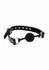 TABOOM Silicone Ball Gag Black - Adjustable Vegan Leather Strap