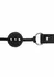TABOOM Silicone Ball Gag Black - Adjustable Vegan Leather Strap