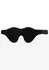 TABOOM Intense Dark Blindfold Vegan Leather Velvet Lining Black