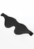TABOOM Intense Dark Blindfold Vegan Leather Velvet Lining Black
