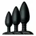 Nexus Trio Silicone Set - Graduated Intimate Plug Kit, 3 Sizes