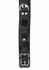 TABOOM Heavy D-Ring Collar Vegan Leather Adjustable Black