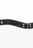TABOOM Elegant D-Ring Collar Vegan Leather Adjustable Black