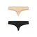 Bye Bra Invisible Thong Set Nude & Black M - Seamless Comfort Duo