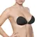 Bye Bra Invisible Bra Cup C Black - Reusable Adhesive System