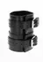 TABOOM Wrist Cuffs Vegan Leather Adjustable Black Velvet Lining