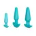 b-Vibe Anal Training & Education Set Blue - 7-Piece Silicone Kit