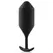 b-Vibe Snug Plug 5 Black Weighted Silicone Intimate Plug 350g 16cm