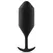 b-Vibe Snug Plug 5 Black Weighted Silicone Intimate Plug 350g 16cm