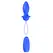 B Swish Bfilled Classic Denim - Wireless Remote Intimate Plug, 5 Modes