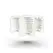 Mystim MasturbaTIN Ribbed Rita - Intimate Compact Device, White, 12 cm