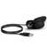 b-Vibe Cinco Black - Remote-Controlled Flexible Silicone Bead System