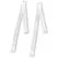 Bye Bra Adjustable Transparent Silicone Bra Straps 10mm Clear