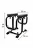 Bangers Bondage Seat with 8 Attachment Points, Padded Armrests, Black