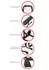 Bangers Bondage Seat with 8 Attachment Points, Padded Armrests, Black