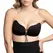 Bye Bra Lace-It Bra Cup B Black - Adjustable Strapless Support