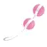Joydivision Joyballs Trend Duo Pink & White - Innovative Dual Exercise Balls