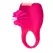 Tokyo Design Glamfit Rotating Stimulation Ring Cerise Silicone USB