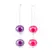 FeelzToys Jena Pelvic Floor Trainer Set Purple Pink 5-in-1 System