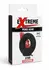 Hidden Desire Stud C-Ring Soft Silicone Adjustable Black