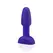 b-Vibe Rimming Petite Plug Purple - Compact Vibrating Silicone Model