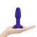 b-Vibe Rimming Petite Plug Purple - Compact Vibrating Silicone Model