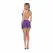 BACI Lingerie Amethyst Lace Babydoll Purple S/M - Elegant Lace Design
