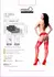 MissO S101 Red Suspender Stockings S/M - Durable Knit, Classic Style