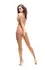 MissO P420 Beige XL Tights with Open Gusset - Durable Microfiber