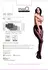 MissO P211 Sheer Black Tights with Open Gusset S/M - Subtle Shine
