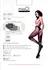 MissO P201 Sheer Black Tights with Open Gusset S/M