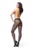 MissO P102 Black S/M Sheer Tights with Discreet Opening 40 DEN