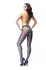 MissO P101 Sheer Open Gusset Tights Dark Blue L/XL