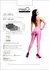 MissO P101 Sheer Cut-Out Tights Light Pink S/M - Elegant Glossy Finish