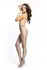 MissO P101 Tights Grey L/XL - Open Gusset, Sheer Shine, Comfort Fit