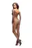 MissO B700 Bodystocking, Mesh Design, Universal Size S/L, Black