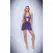 Baci Lingerie Amethyst Lace Babydoll Purple M/L - Elegant Nightwear