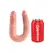 King Cock U-Shaped Double Medium Anatomical Model Flesh Tone 13.9 cm
