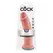 King Cock Model 10 Inch Anatomical Flesh Tone, Suction Base, 25.4 cm
